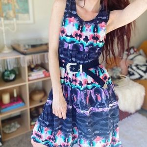 Club C Patterned Dress